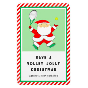 Tennis Holiday Gift Card Magnet