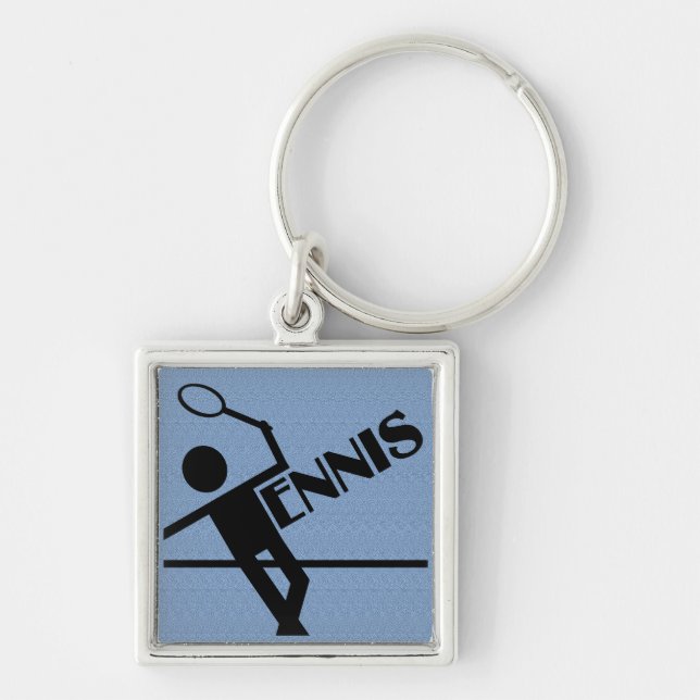 TENNIS key chain, customize Keychain (Front)