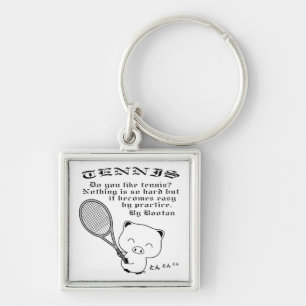 Tennis Keychain