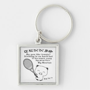 Tennis Keychain