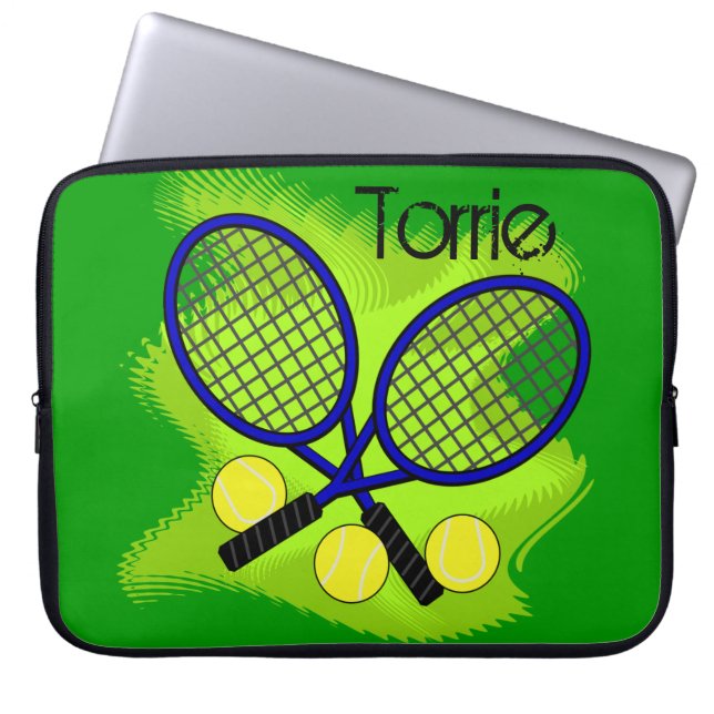 Tennis Laptop Sleeve (Front)