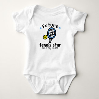 Tennis Like Mom Baby Bodysuit