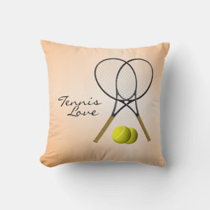 Tennis Love American  Mojo Throw Pillow