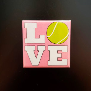 Tennis Love Custom Colour Magnet for Tennis