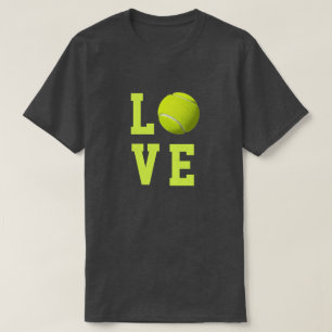 Tennis Love Customizable T-Shirt