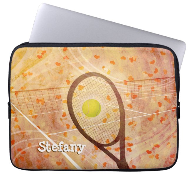 Tennis Love Laptop Sleeve (Front)