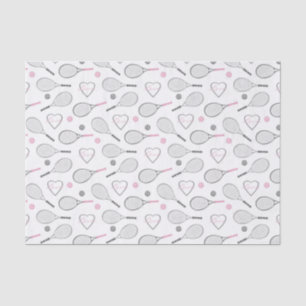 Tennis Love Pattern Tissue Paper