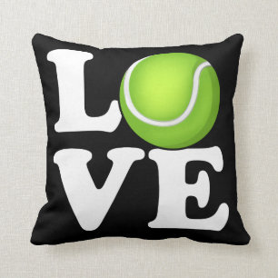 Tennis Love Tennis Fan Throw Pillow