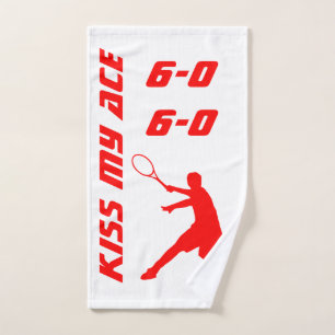Tennis lover hand towel for die hard fan & player
