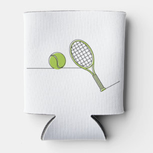 Tennis Lover tennis gift Can Cooler