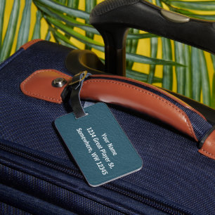 Tennis - male player and ball Personalize Luggage Tag
