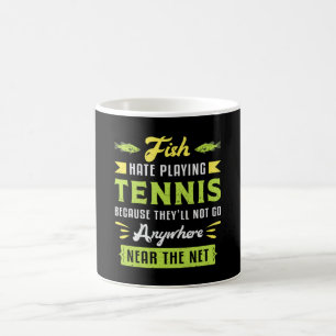 Tennis Match Player Racket Court Sports Funny Gift Coffee Mug