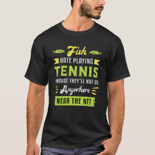 Tennis Match Player Racket Court Sports Funny Gift T-Shirt