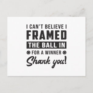Tennis Match Racket Player Court Funny Gift Idea Postcard