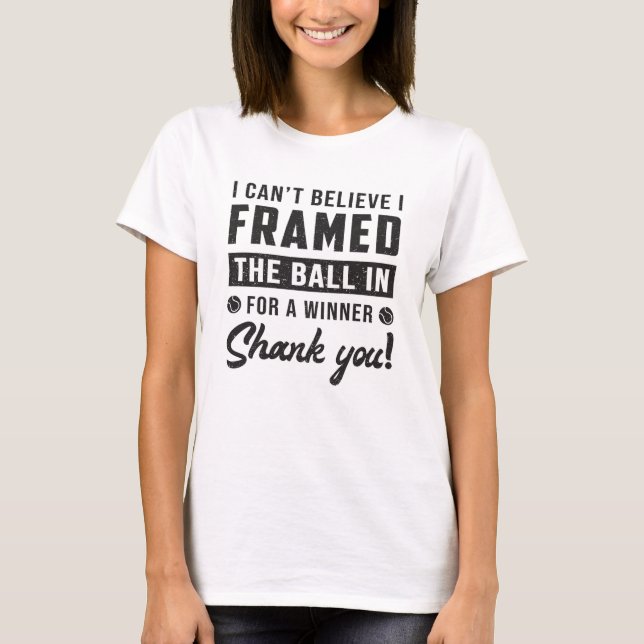 Tennis Match Racket Player Court Funny Gift Idea T-Shirt (Front)
