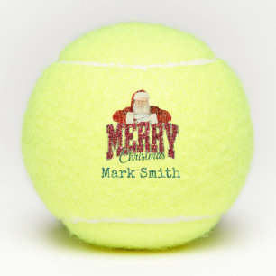 Tennis Merry Christmas to player  Balls