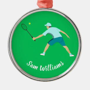 Tennis Metal Ornament