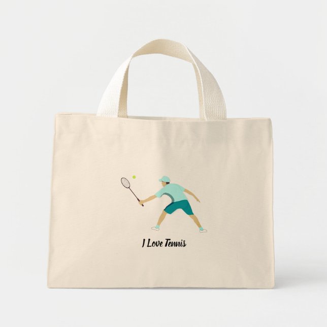 Tennis Mini Tote Bag (Front)