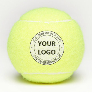 Tennis Modèle de texte de logo d'entreprise de balles de