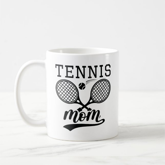 Tennis Mom Coffee Mug (Left)