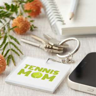 Tennis Mom Keychain