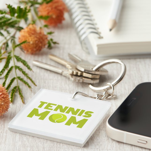Tennis Mom Keychain (Front Right)