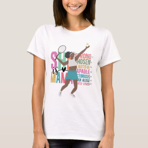 Tennis Mom Woman Lady Ace Mom: Tennis Enthusiast T-Shirt