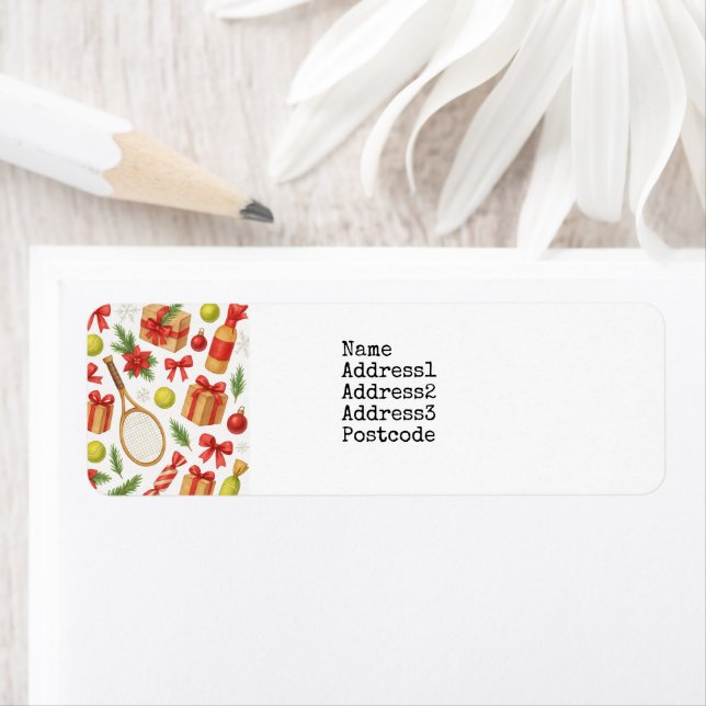 Tennis Noël thème avec cadeaux (En situation)