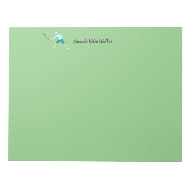 Tennis Notepad (Front)