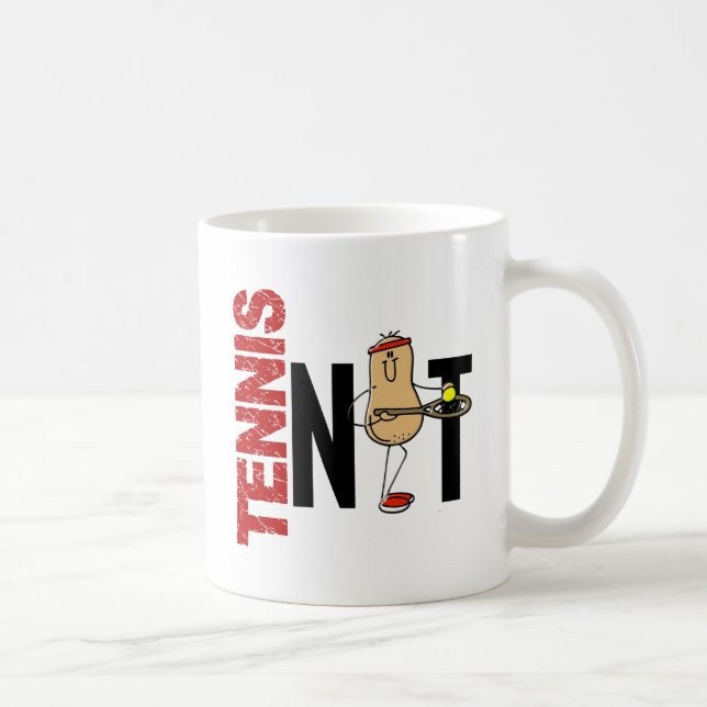 Tennis Nut 1 Coffee Mug (Right)