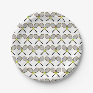 Tennis Paper Plates