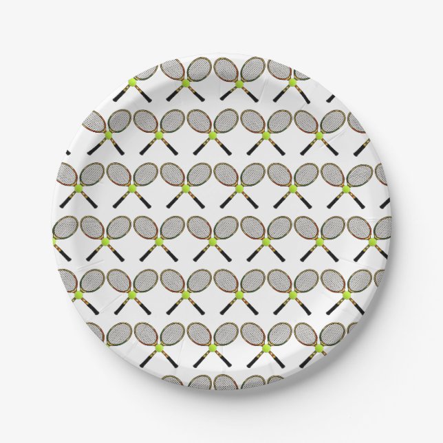 Tennis Paper Plates (Front)