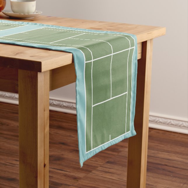 Tennis Party Event Short Table Runner (In Situ)