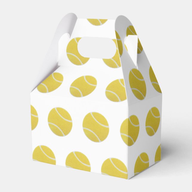 Tennis Party Favour Box (Front Side)