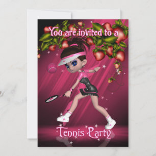 Tennis Party Invitation