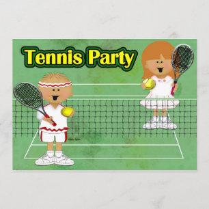 Tennis Party Invitation