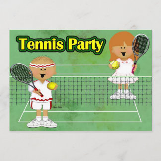 Tennis Party Invitation