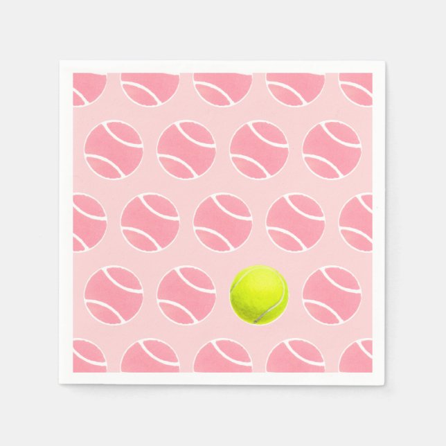 Tennis Party Napkin (Front)