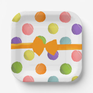 Tennis Party Paper Plate