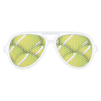 Tennis Pattern | Sport fan Aviator Sunglasses