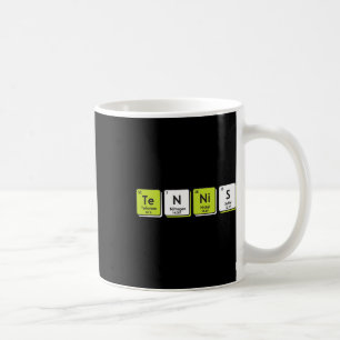 Tennis Periodic Table Elements Sport Funny Player Coffee Mug