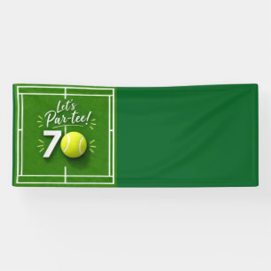 Tennis Personalized 70th Birthday Tennis Party Banner