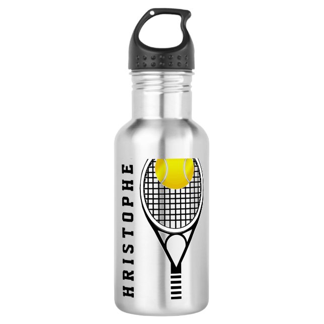 Tennis Personalized Name or Monogram 710 Ml Water Bottle (Front)