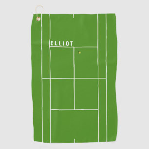 Tennis Personalized Name or Monogram Golf Towel