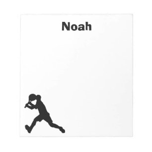 Tennis Personalized Notepad (male)