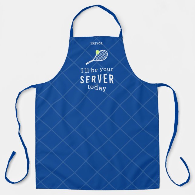Tennis Personalized Server Apron (Front)