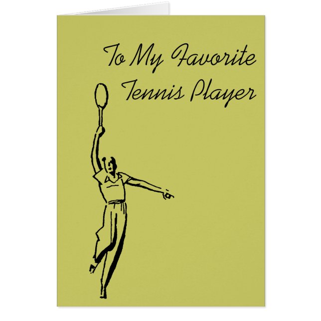 Tennis Player (Front)