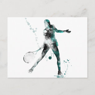 TENNIS PLAYER 3 - Postcards