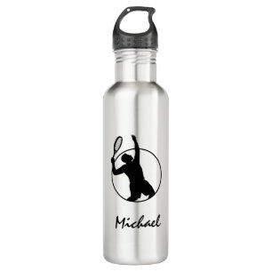 Tennis Player Coach Athlete Serving Personalized 710 Ml Water Bottle