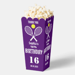 Tennis Player Girl, Birthday Girl Favour Box